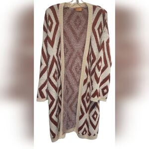 NWOT Cute Long Sweater Size Large.